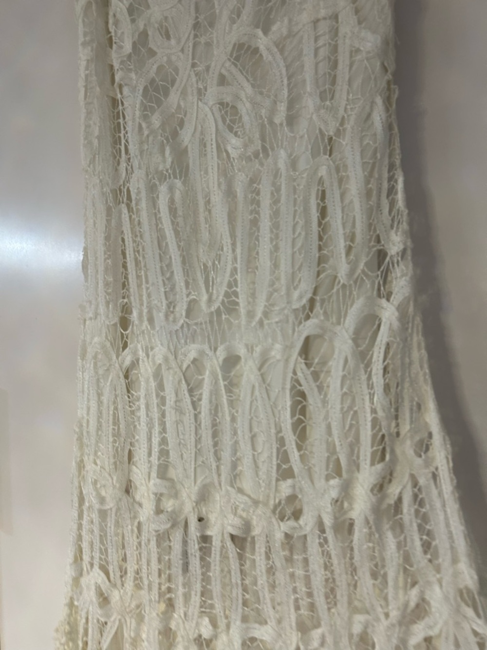 Free People Battenburg ivory lace maxi skirt - Picture 5 of 8